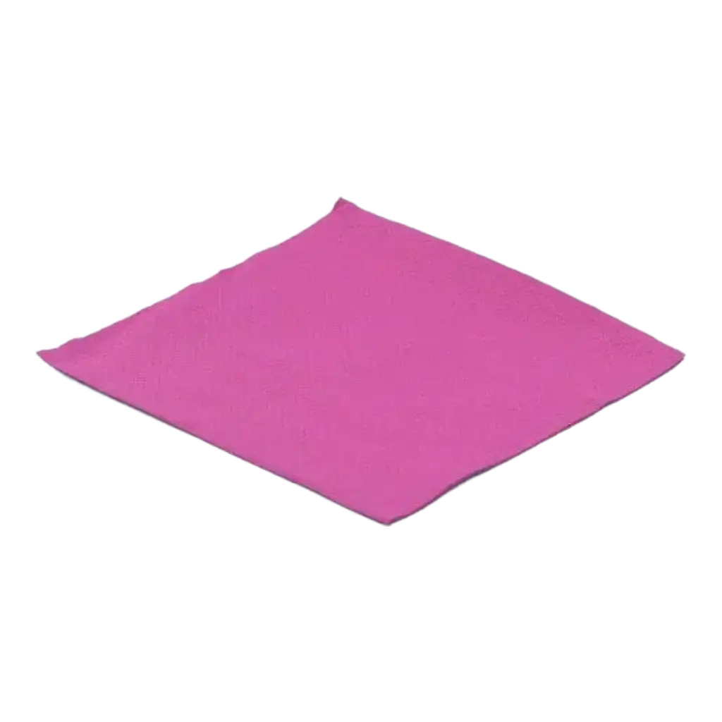 Serviette Cocktail Micro Point 20x20cm Fuschia (Lot de 100)