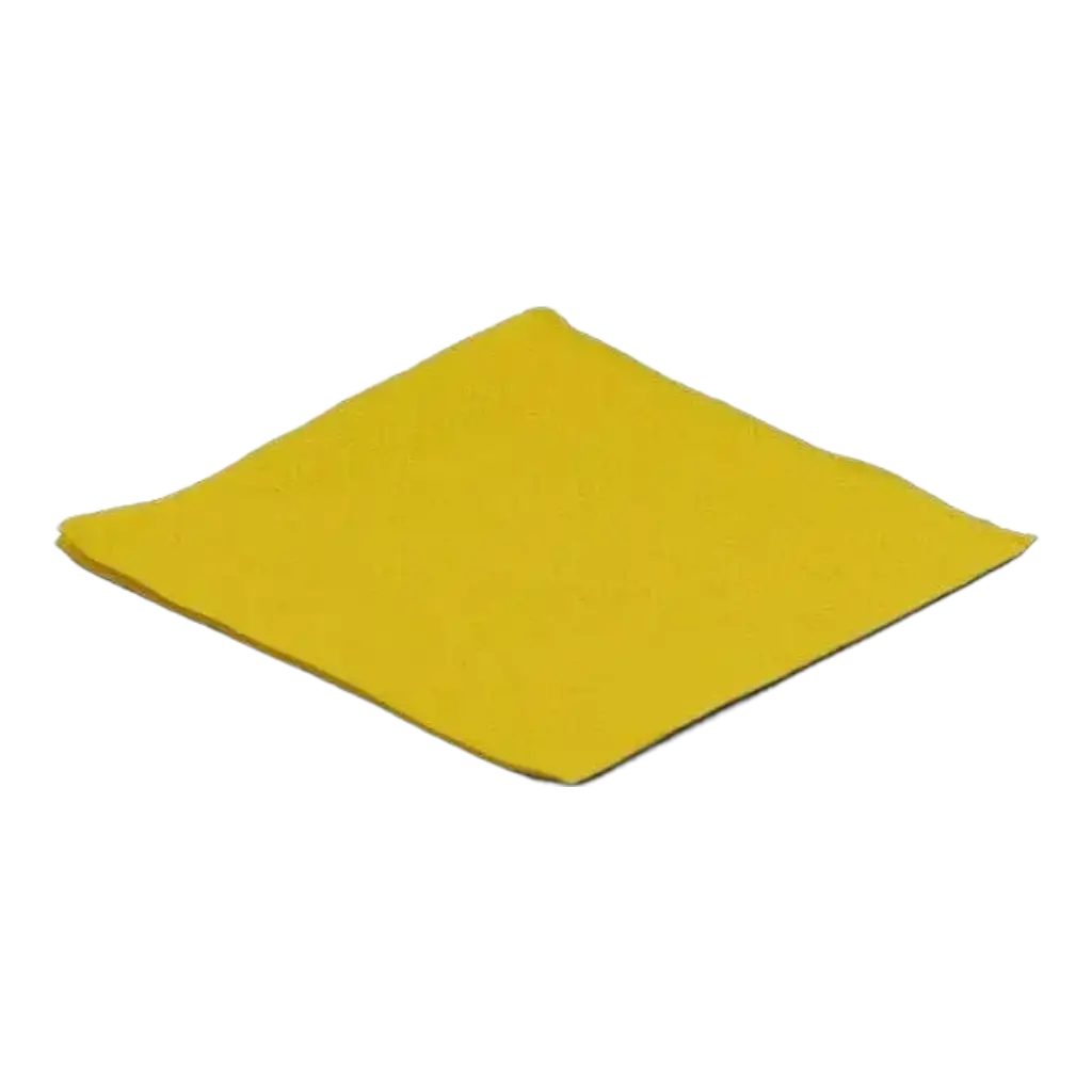 Serviette Cocktail Micro Point 20x20cm Jaune (Lot de 100)