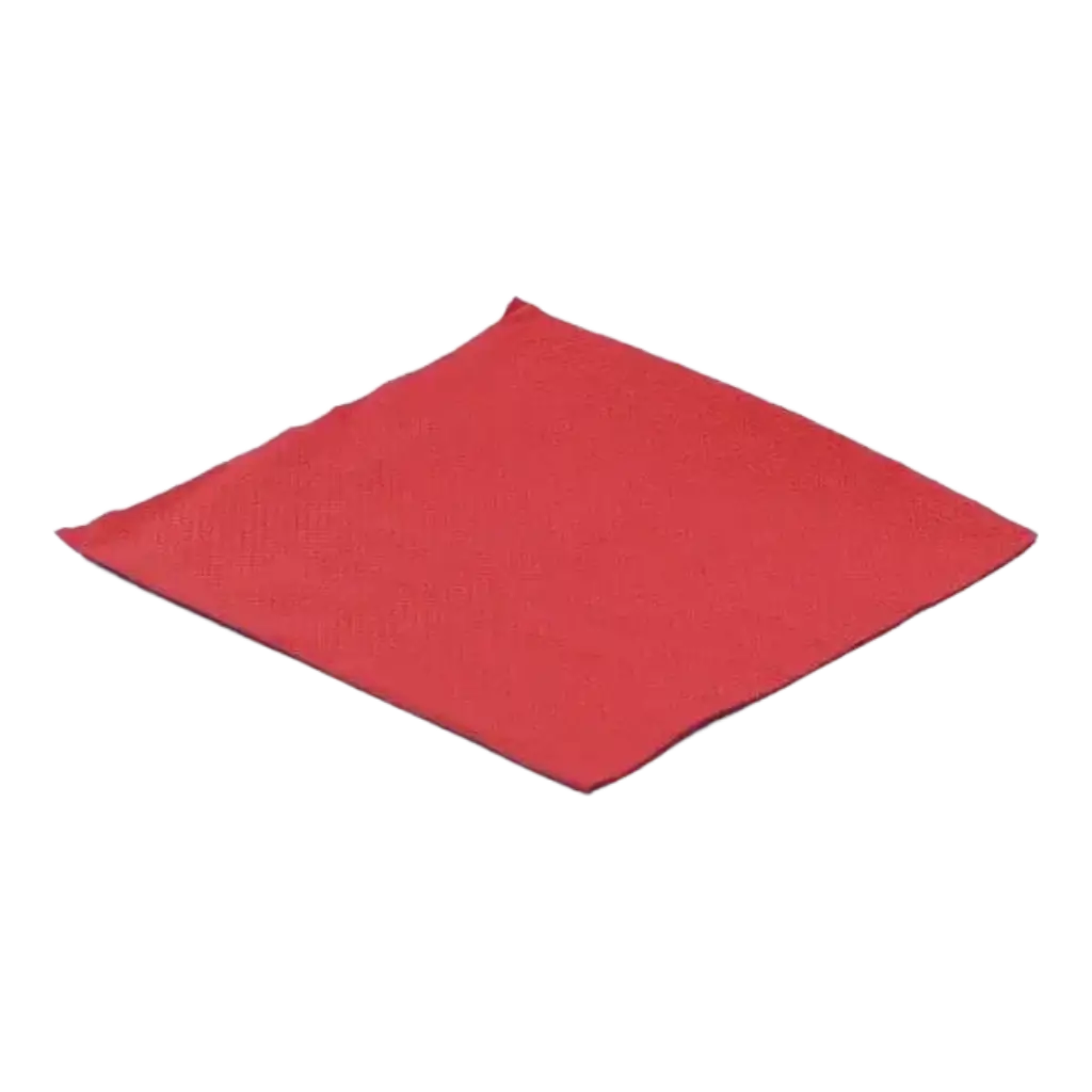 Serviette Cocktail Micro Point 20x20cm Rouge (Lot de 100)