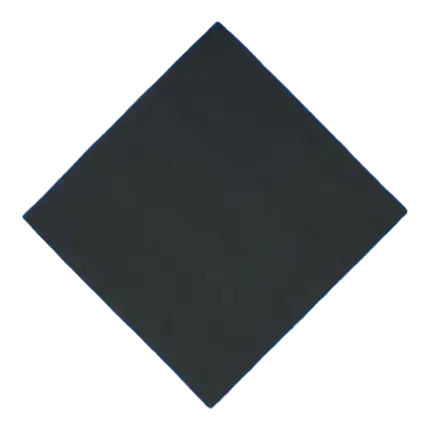 Serviette Point à Point 38x38cm Noire (Lot de 40)