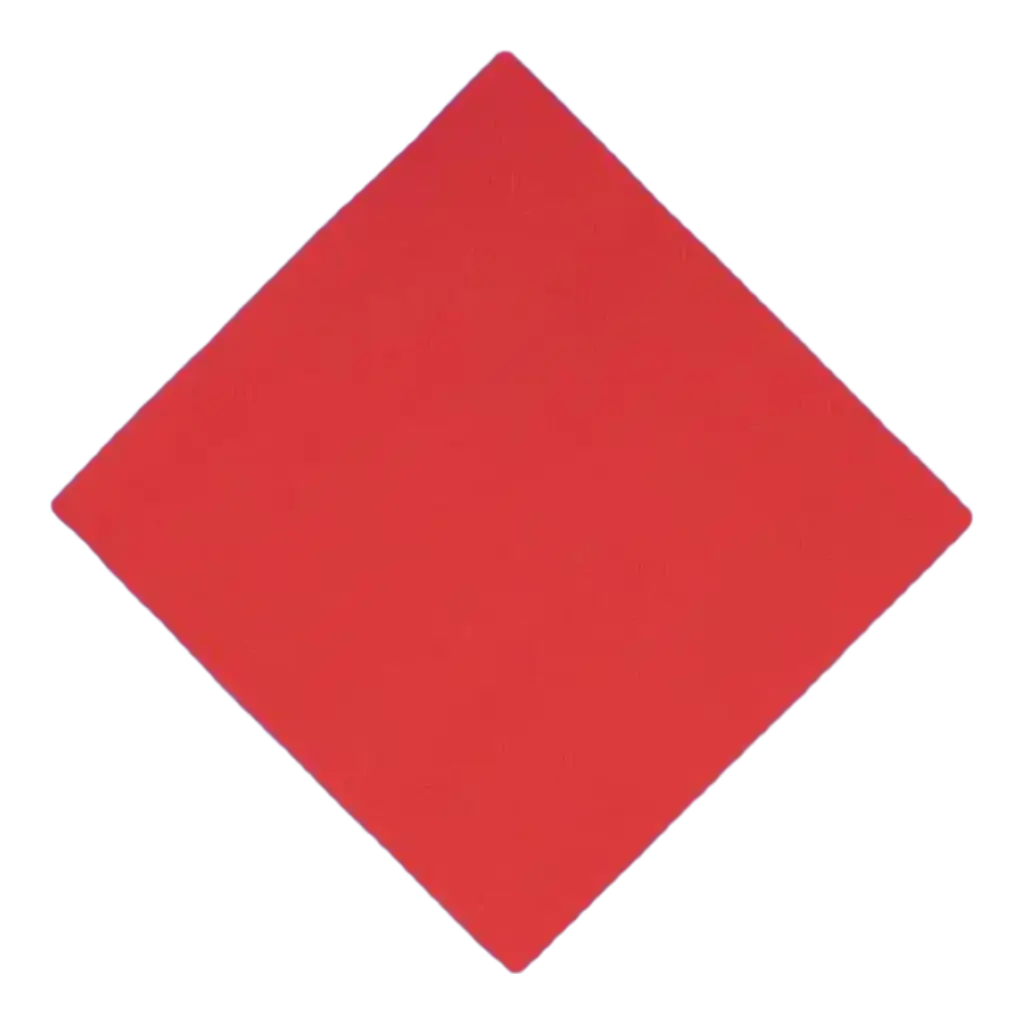Serviette Point à Point 38x38cm Rouge (Lot de 40)