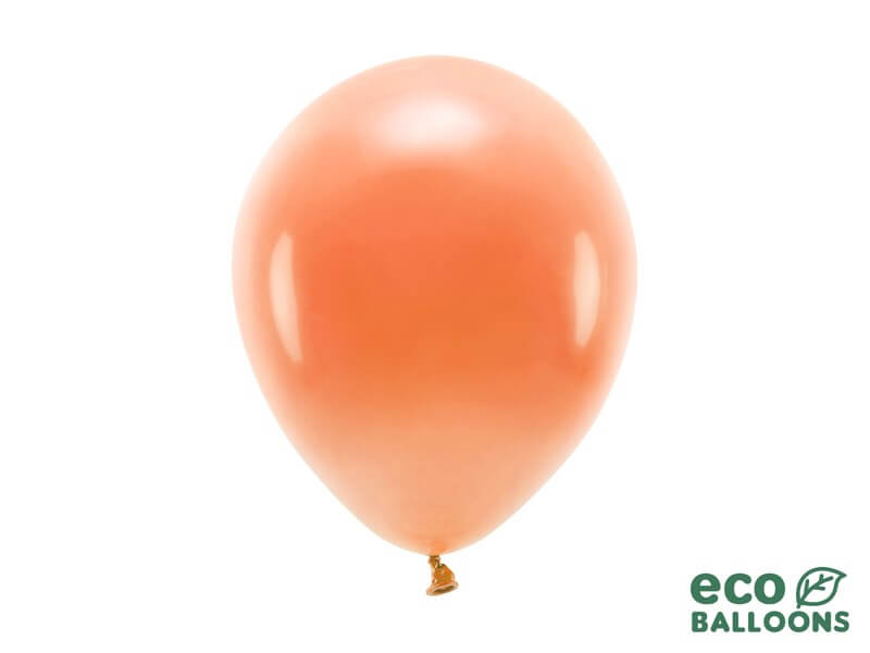 Lot de 10 Ballons de Baudruche Biodégradable Orange 