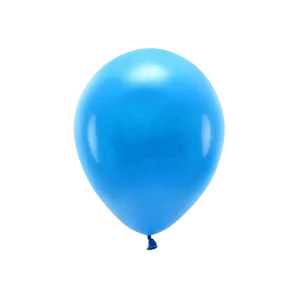Lot de 10 Ballons de Baudruche Biodégradables Bleus