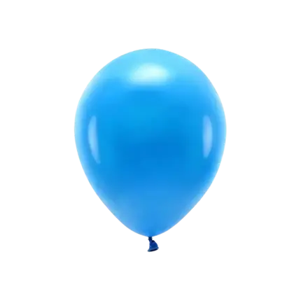 Lot de 10 Ballons de Baudruche Biodégradables Bleus