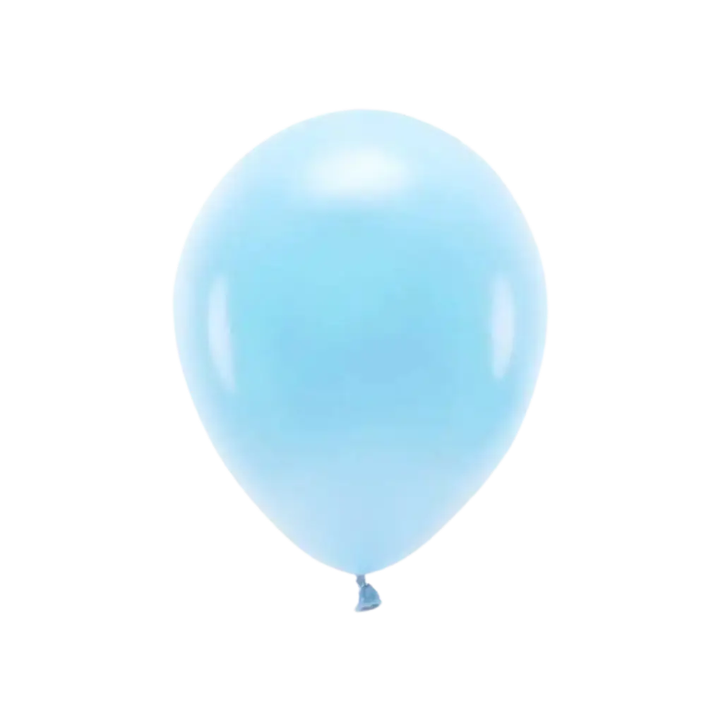 Lot de 10 Ballons de Baudruche Biodégradables Bleu Clair