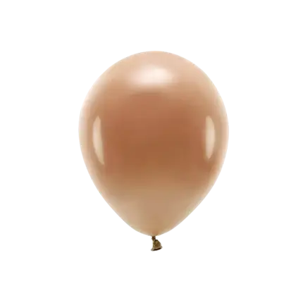 Lot de 10 ballons de Baudruche Biodégradable Chocolat