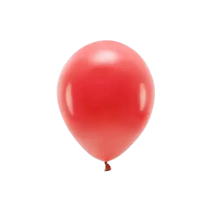 Lot de 10 Ballons de Baudruche Biodégradable Rouges
