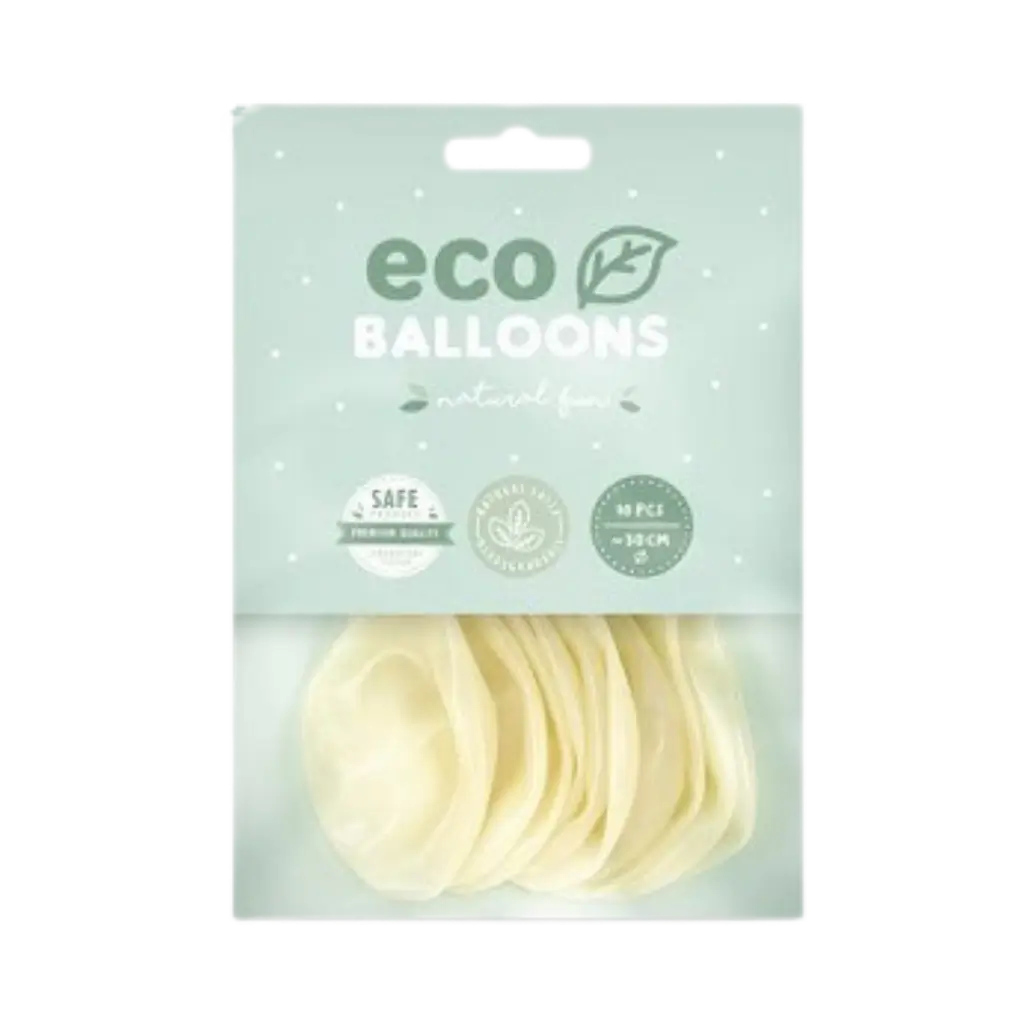Lot de 10 Ballons de baudruche Biodégradable Transparents 
