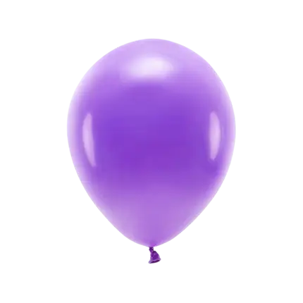 Lot de 10 Ballons de Baudruche Biodégradable Violets