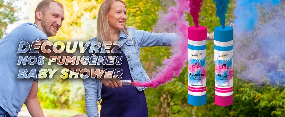 Fumigène Baby Shower (Garçon)