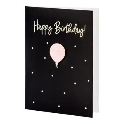 CARTE ANNIVERSAIRE BROCHE 30 ANS