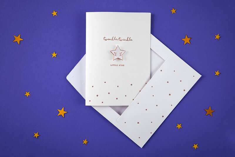 CARTE "LITTLE STAR" GOLD 