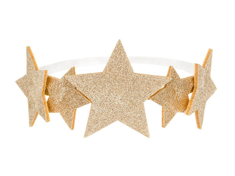 Bandeau avec étoiles or 