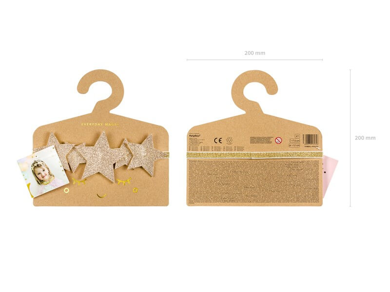 Bandeau avec étoiles or 