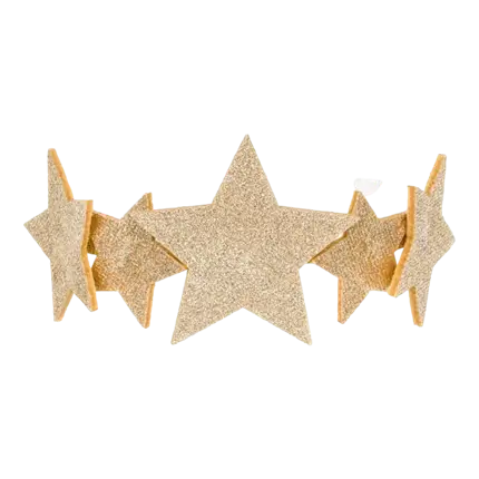 Bandeau avec étoiles or
