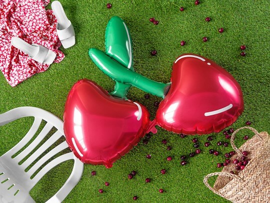 Ballon Aluminium Cerises