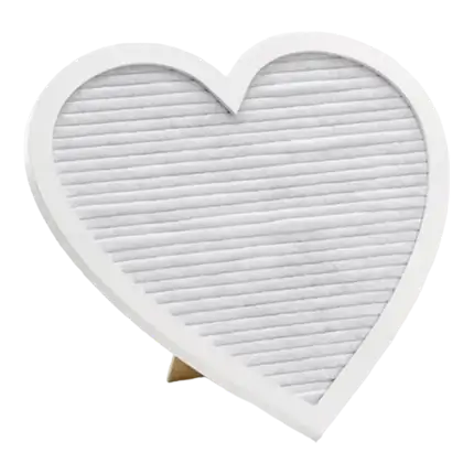 Tableau à Lettres Cœur