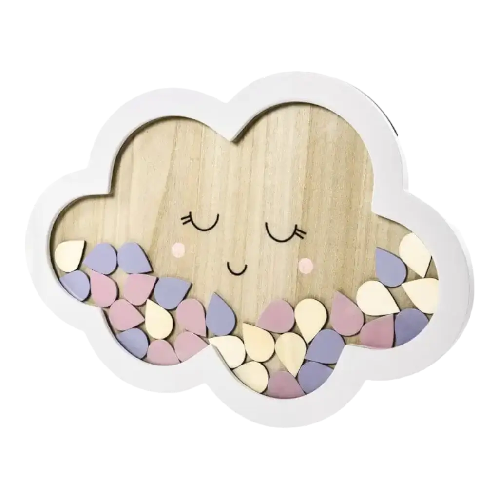 Livre d&#39;Or Bois Forme Nuage 
