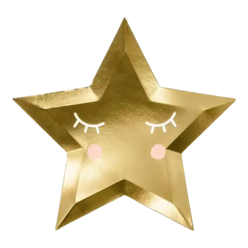 Assiette "Little Star" Gold (lot de 6) 