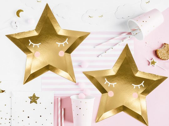 Assiette "Little Star" Gold (lot de 6) 