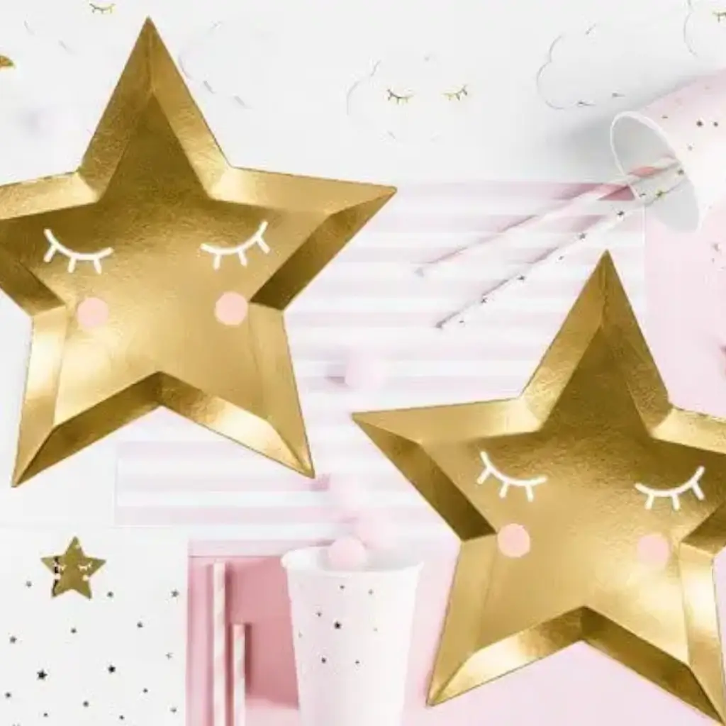 Assiette "Little Star" Gold (lot de 6) 