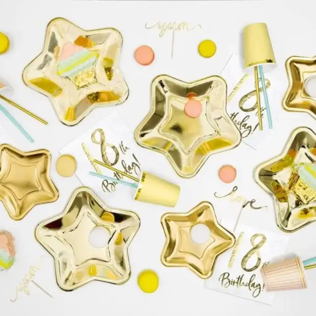 Assiette Little Star Gold (lot de 6) 