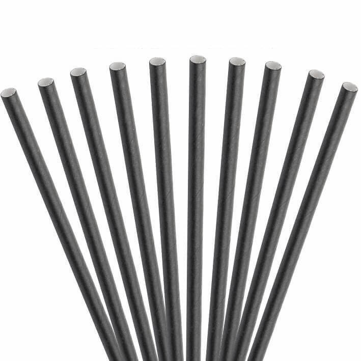 Paille Kraft Lot De 100 Pailles En Papier Kraft Recyclables, Vert