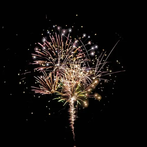 FEU D’ARTIFICE PORTABLE® LUXE FRANÇAIS® OR &amp; ARGENT - 2min
