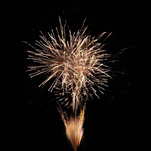 FEU D’ARTIFICE PORTABLE® LUXE FRANÇAIS® OR &amp; ARGENT - 2min