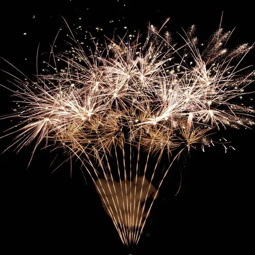 FEU D’ARTIFICE PORTABLE® LUXE FRANÇAIS® OR &amp; ARGENT - 2min