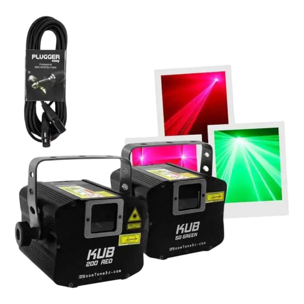 MACHINE LASER ROUGE - KUB 200 RED - BOOMTONE DJ