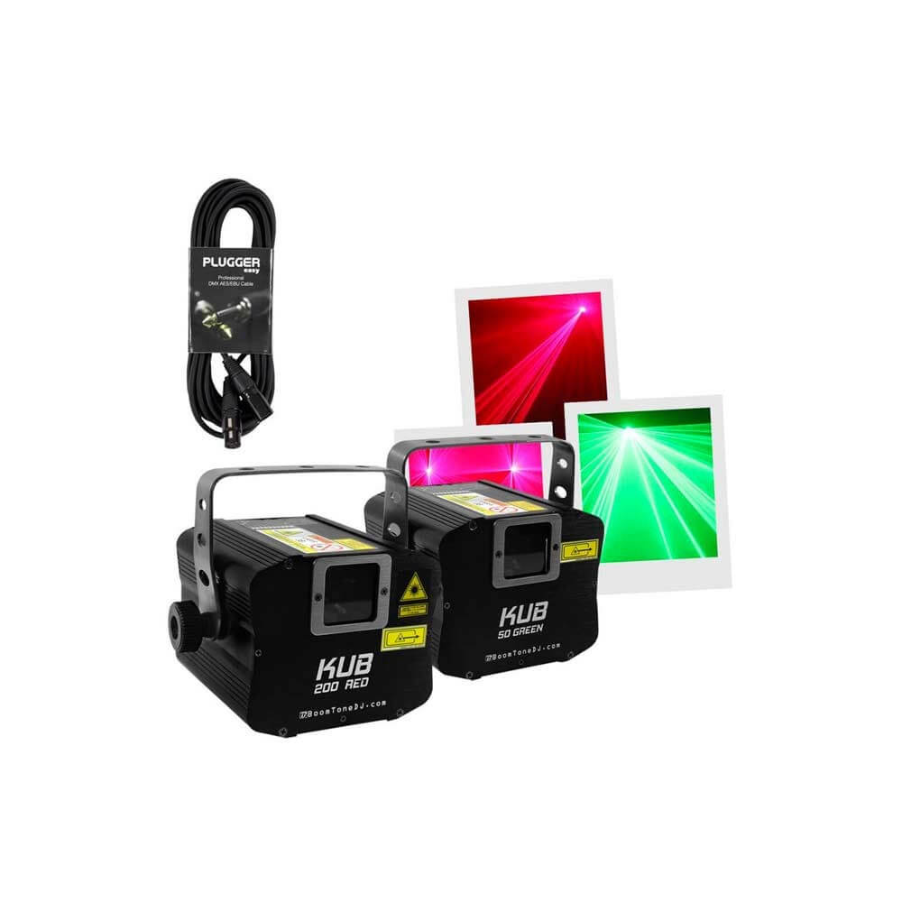 MACHINE LASER ROUGE - KUB 200 RED - BOOMTONE DJ