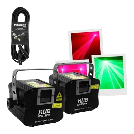 MACHINE LASER ROUGE - KUB 200 RED - BOOMTONE DJ