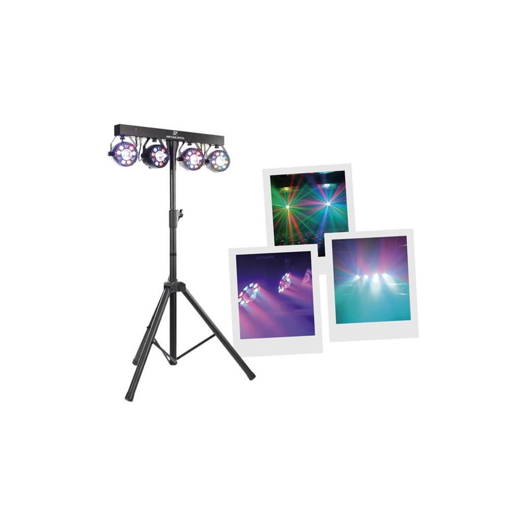 STAND LUMIERES LED - PARTY BAR CRYSTAL - BOOMTONE DJ