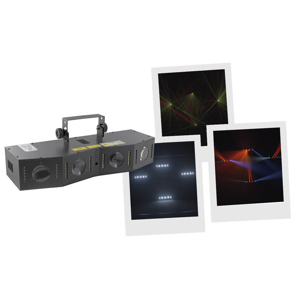 MACHINE EFFET LED - QUATTRO MOON STAR - BOOMTONE DJ