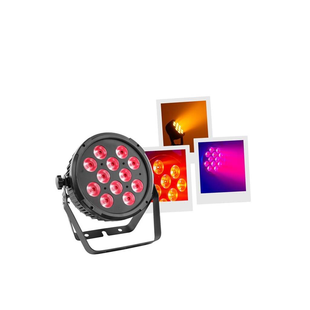 MACHINE À LED - FLAT PAR 12X12W 6IN1 - MAC MAH