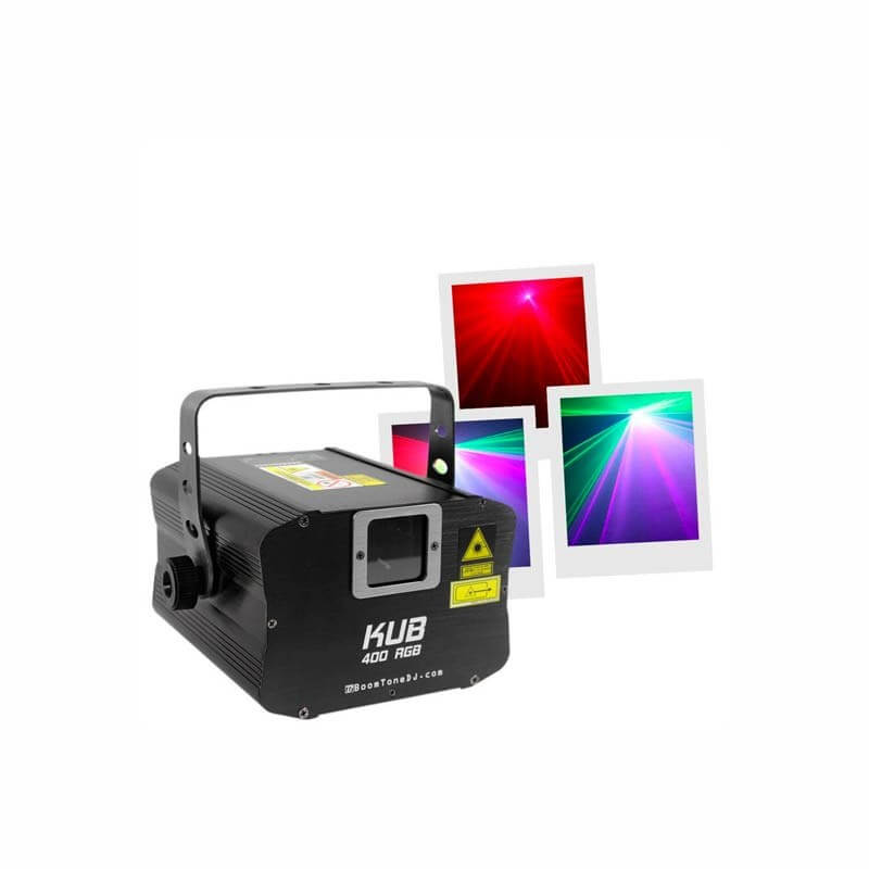 MACHINE À LASER - KUB 400 RGB - BOOMTONE DJ