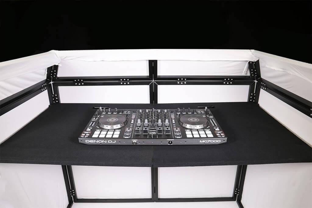 MOBILIER HOME STAND - DJ STAND PRO WHITE - BOOMTONE DJ