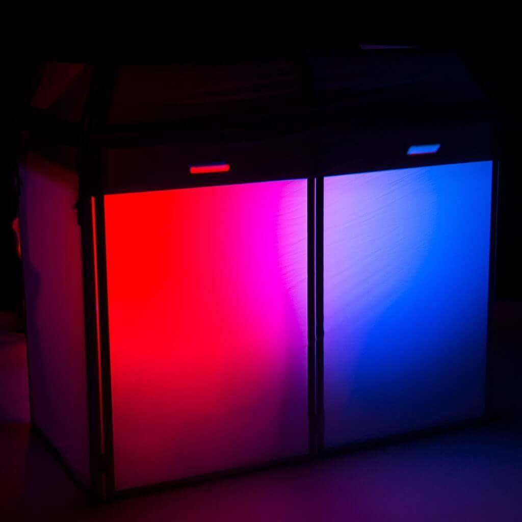 MOBILIER HOME STAND - DJ STAND PRO WHITE - BOOMTONE DJ