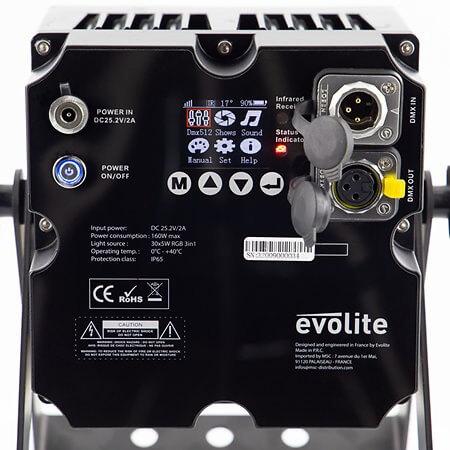 PROJECTEUR ARCHITECH 150 À LED IP 65 SUR BATTERIE - EVOLITE