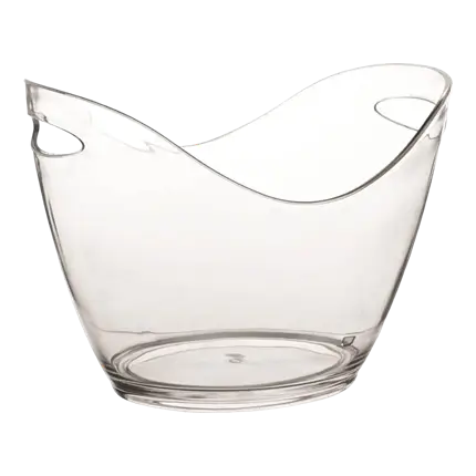 Grand seau à champagne transparent - 35cm