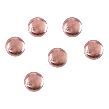PERLES DE PLUIE METALLISEES ROSE GOLD - LOT DE 300