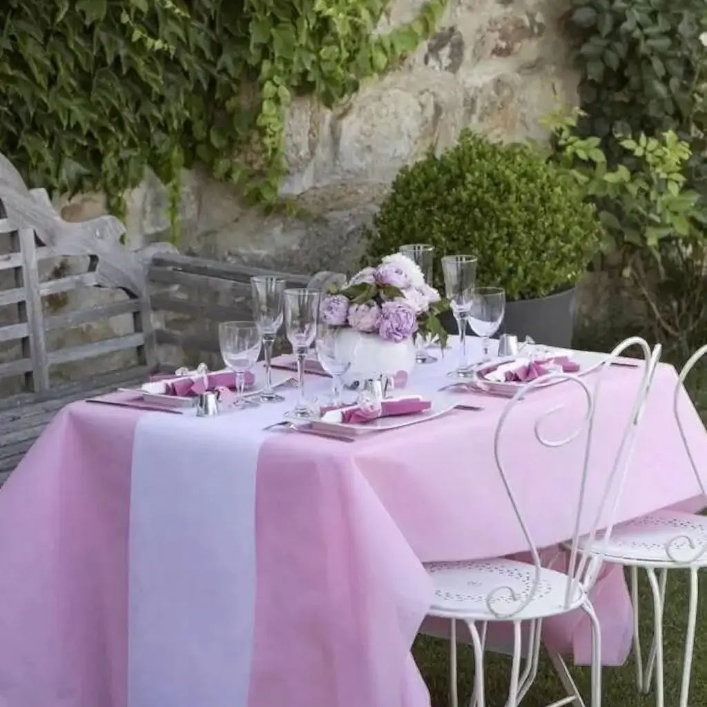 Tapis de cérémonie rose - 15m x 100cm