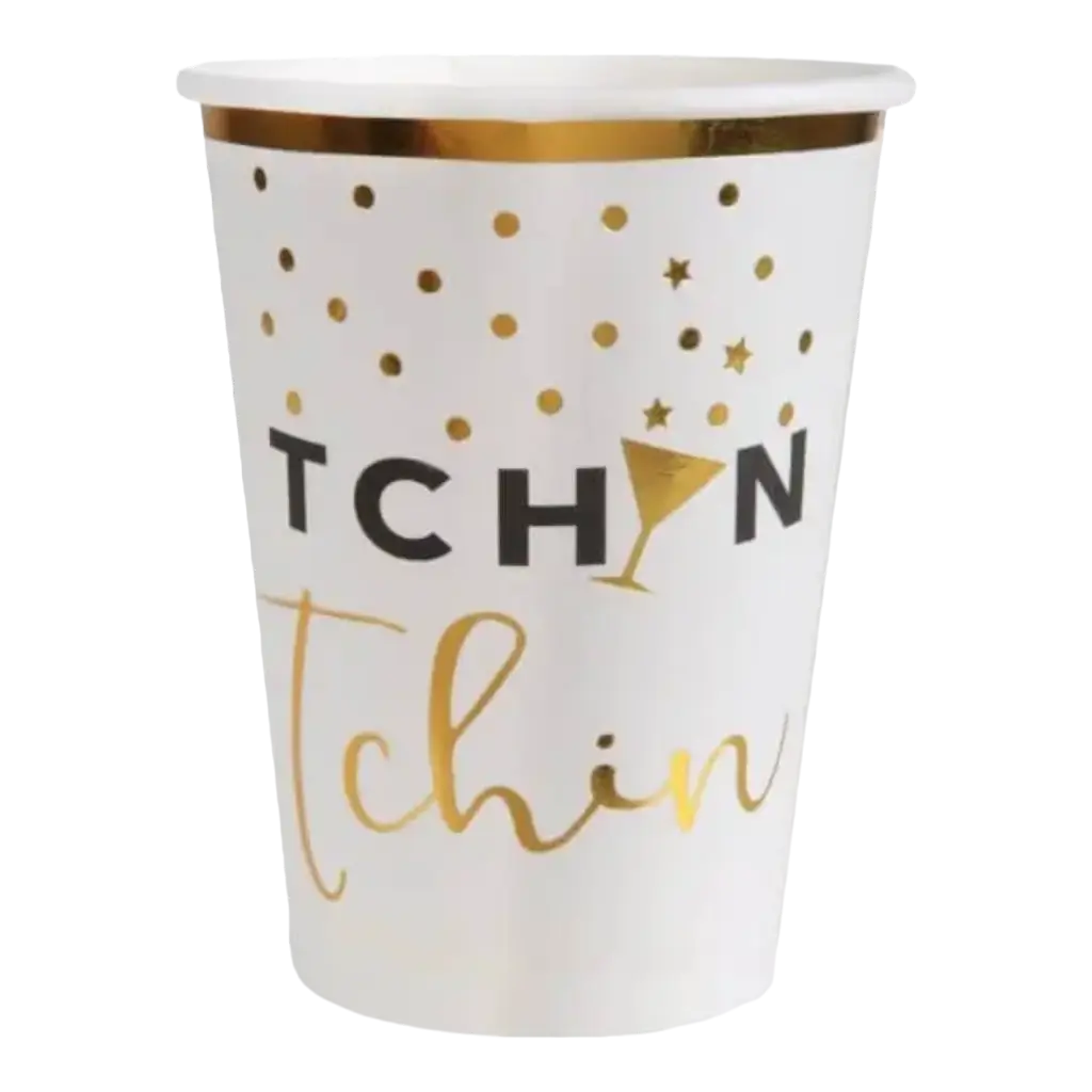 Gobelet en papier blanc Apéro - Lot de 10