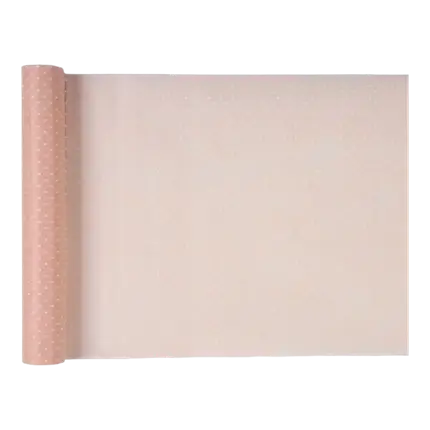 Chemin de table Plumetis rose - 30cm x 5m