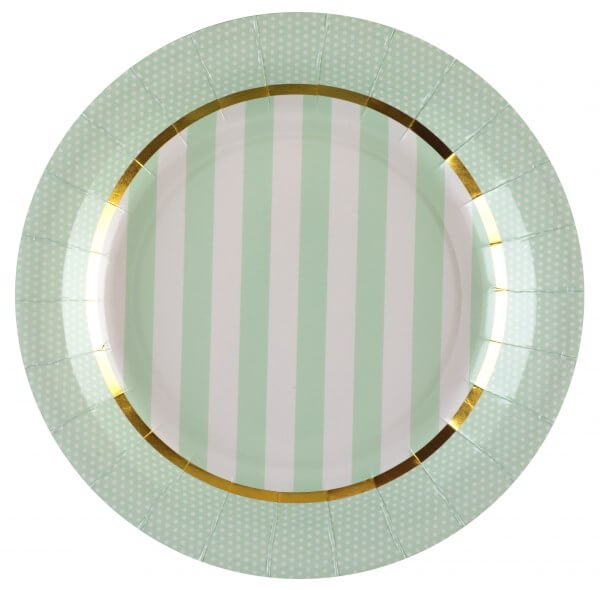 Assiette en papier "Monsieur Chou" - Lot de 10