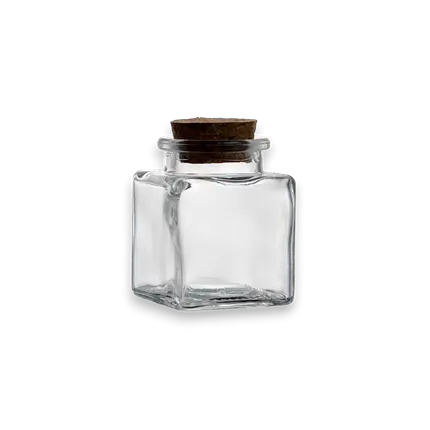 Petite bouteille en verre 4 x 10 cm - Créalia - Fêtes et anniversaires