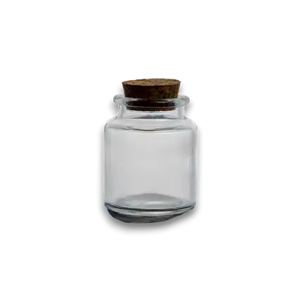 Petite bouteille en verre 4 x 10 cm - Créalia - Fêtes et anniversaires