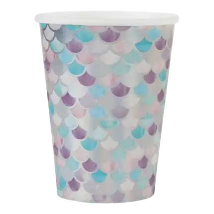 Gobelet en papier Petite Sirène - Lot de 10