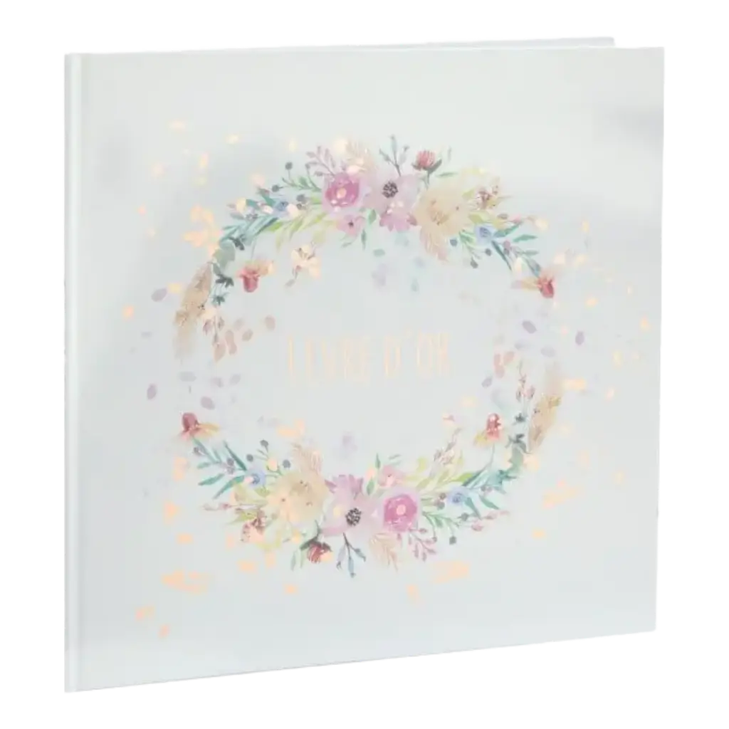 Livre d&#39;or mariage Merci beaucoup - 24 x 24cm